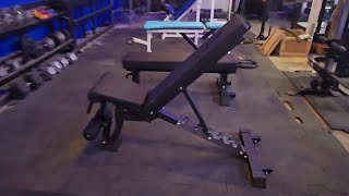 Elite Series Adjustable FID Bench TITAN FITNESS UNBOXING AND REVIEW [upl. by Aenaj]