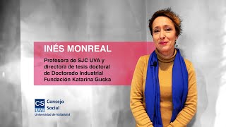 Doctorado Industrial de la UVA  Hablamos con Inés Monreal [upl. by Arikahs]