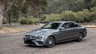 2016 MercedesBenz E 200 AMG Line review POV [upl. by Bartley]