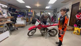 2006 Honda CRF80F Fuel Petcock Replacement [upl. by Westley]