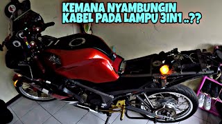 CARA PASANG STOP LAMP LED 3in1 PADA NINJA RR [upl. by Hehre]