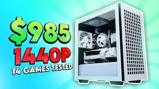 The Best Budget 1000 Gaming PC Build [upl. by Ahsinev]