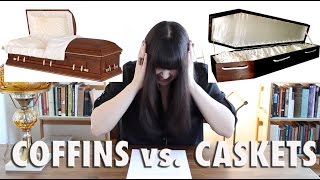 MORBID MINUTE Coffins vs Caskets [upl. by Arndt68]