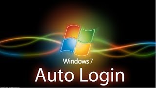 Windows 7 Enable Auto Login Tutorial [upl. by Ydnic]