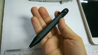 Cool Hand Carbon Fiber Bolt Action Pen with Retractable Stylus Tip for Any Touch Screen [upl. by Klemens]