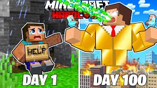 I Survived 100 Days as a TRILLIONAIRE in HARDCORE Minecraft [upl. by Jody]