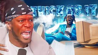 KSI REACTS TO THICK OF IT HATE [upl. by Felipe895]