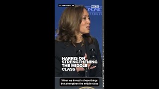 Harris on strengthening the middle class [upl. by Feliks]