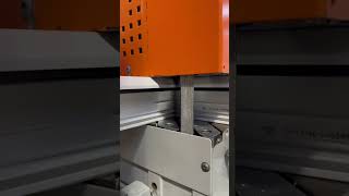 Welding a UPVC Window sash on Elumatec 4 head welder [upl. by Jair757]