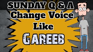 How To Change Game Voice like Gareeb 3 Monitor Setup Video Editing amp More TGS Sunday QampA [upl. by Ahsikram]