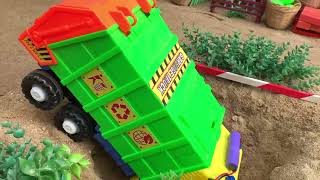 Diy Car Plastic RC  Construction Vehicles Truck 6x6 Rescue Garbage Truck  Dump Truck And Animals [upl. by Zosi]