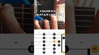 Guitar Lesson E major scale [upl. by Ramsay549]