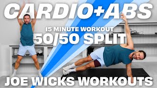 15 MINUTE CARDIO amp ABS WORKOUT  Joe Wicks Workouts [upl. by Annawahs511]