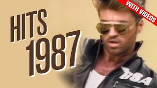 Hits 1987 1 hour of music ft The Cure TPau Heart George Michael U2 Whitesnake INXS  more [upl. by Armyn]