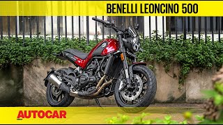 Benelli Leoncino 500  Walkaround Exhaust Sound amp First Look  Autocar India [upl. by Arres354]