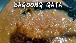 BAGOONG GATA RECIPE  BAGOON GATA DE ZAMBOANGA [upl. by Beker]