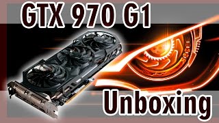 Unboxing GTX 970 G1 Gaming 4GD Gigabyte [upl. by Wescott]