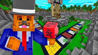 Becoming A BILLIONAIRE In Minecraft Monopoly [upl. by Joashus]