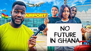 Ghanaian Youth are Angry and Fed Up They Want to Leave the Country [upl. by Berstine]