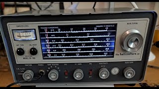 Demonstration of the Hallicrafters S140 narrated unlike many ham videos [upl. by Keyser]