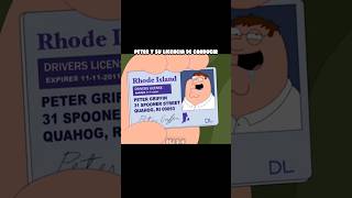 La Licencia de Peter petergriffin familyguy funnyvideo shorts shortsfeed shortsviral [upl. by Notlil181]