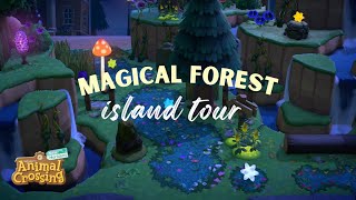 Magical Forest Island Tour  Animal Crossing New Horizons [upl. by Jojo]