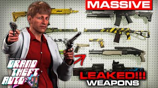 GTA 6  Massive LEAKED Weapons Information [upl. by Lleret]