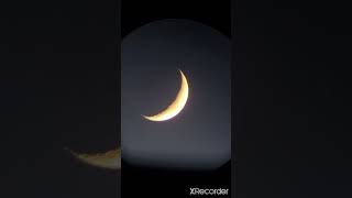 Waxing Crescent Moon 🌙  Timelapse [upl. by Ardeahp826]