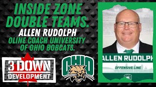 Coaching Inside Zone Clinic Part 1 Featuring Ohio Bobcats OLINE Coach Allen Rudolph [upl. by Stavro]