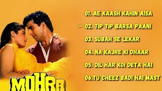 Mohra Movie All Songs Akshay Kumar amp Raveena Tandon  Old Hindi Bollywood songs [upl. by Haelem536]