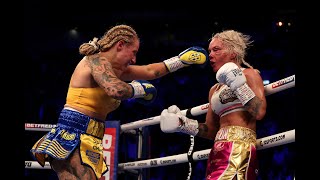 Ebanie Bridges Vs Shannon O Connell Highlights IBF Title [upl. by Aniakudo]