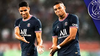 Kylian Mbappé and Achraf Hakimi The Magic Duo 🔴🔵 [upl. by Assennav]