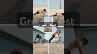 Chest workout home 🔥 shorts workout motivation [upl. by Siravat594]