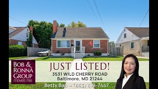 Just Listed 3531 Wild Cherry Road Baltimore MD 21244 [upl. by Henning]