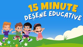 15 Minute Desene Animate Educative Corp Planete Animale Culori [upl. by Adnohrahs401]