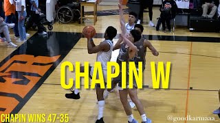 CHAPIN VS CORONADO  VARSITY BASKETBALL 2024 [upl. by Lertsek801]