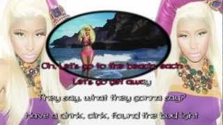 Nicki Minaj  Starships KaraokeInstrumental With Lyrics [upl. by Nolubez]