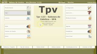 tpv gratuito programa para estetica y spa modulo principal [upl. by Taft525]