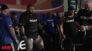 Hafthor Björnssons 501kg1104lbs World Record Deadlift Attempt  Arnold Classic 2019 [upl. by Ariaj]