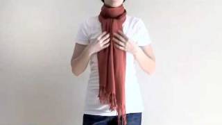 How to Tie a Scarf The Ascot Knot [upl. by Sagerman]