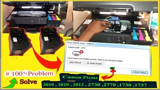 🔥🔥Canon error 1470  canon A print is not installed correctly refer to the manual for details [upl. by Notslar]