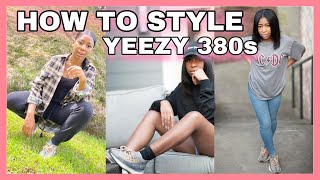 HOW TO STYLE YEEZY 380 MIST  Ciera B [upl. by Marr]