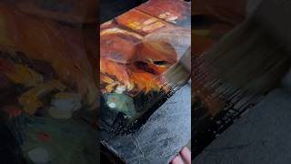 Varnishing a Painting allaprimaoilpainting artmovement varnish varnishing [upl. by Aizitel]