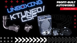 Ktuned b16 filler neck and CSF drag radiator UNBOXING [upl. by Aisha]