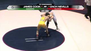 CIF Wrestling  Cook Madera vs Nevills Clovis [upl. by Stacee160]