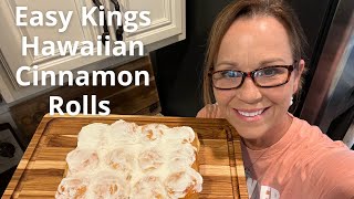 Kings Hawaiian Cinnamon Rolls  Easy hack to make cinnamon rolls in minutes  Simple Cinnamon rolls [upl. by Eatnuahs]