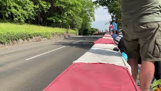 TT 2024  Michael Dunlop Makes History Last Lap Supersport race 1 [upl. by Schafer]