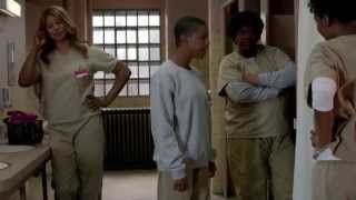 Orange is the New Black S02E04 Poussey and Taystee Pee Hole [upl. by Cohleen960]