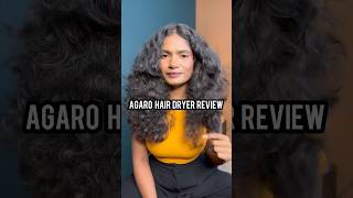 Quick 1879 Agaro Hair Dryer Review  Curly to Straight Hair  nayalooks [upl. by Anerres]