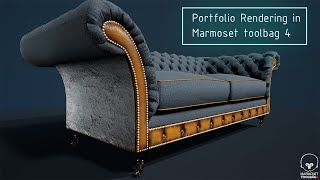 Marmoset toolbag 4 tutorial  Marmoset toolbag turntable  Portfolio tutorial  Project file free [upl. by Dasie918]